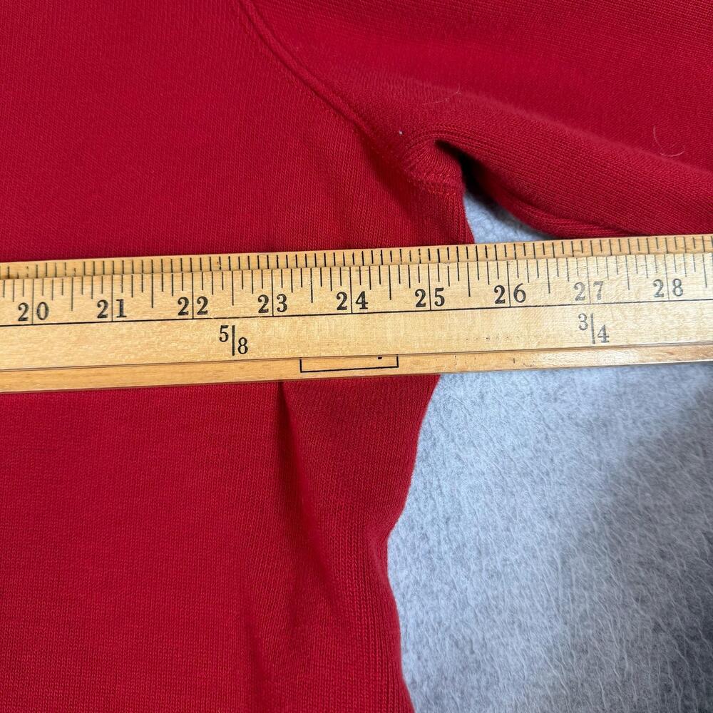 Polo Ralph Lauren Sweater Men 2XL Red 1/4 Zip Academia Heritage Quiet Luxury - Picture 8 of 10